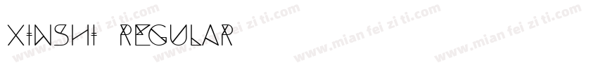 xinshi Regular字体转换